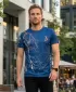 Tricou premium pentru bărbați ALTISPORT VOJ/ALM004TR01 BLEUMARIN/MARO