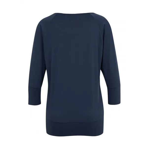  Tricou dama cu maneci 3/4 SAM 73 SELMA WT 896 ALBASTRU OȚEL 