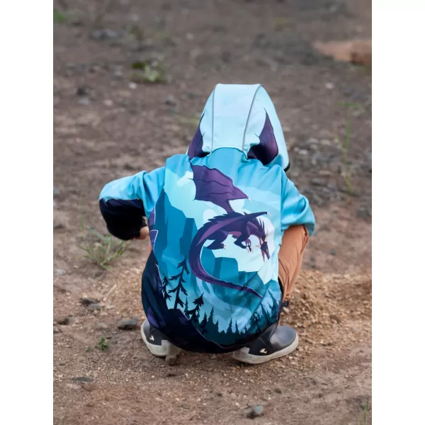  Sacou pentru bebeluși WAMU DRAGON FANTASY ALBASTRU 