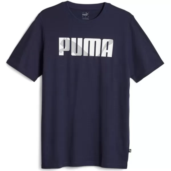  Tricou pentru bărbați PUMA GRAPHICS WORDING TEE 677185-06 ALBASTRU 