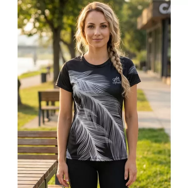  Tricou funcțional premium pentru femei ALTISPORT VOJ/ALW001TR01 GRI NEGRU 