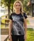Tricou funcțional premium pentru femei ALTISPORT VOJ/ALW001TR01 GRI NEGRU