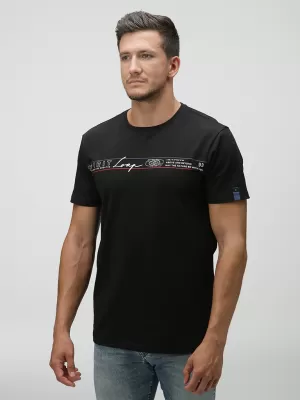 Tricou pentru bărbați LOAP ALPACO CLM2358 NEGRU