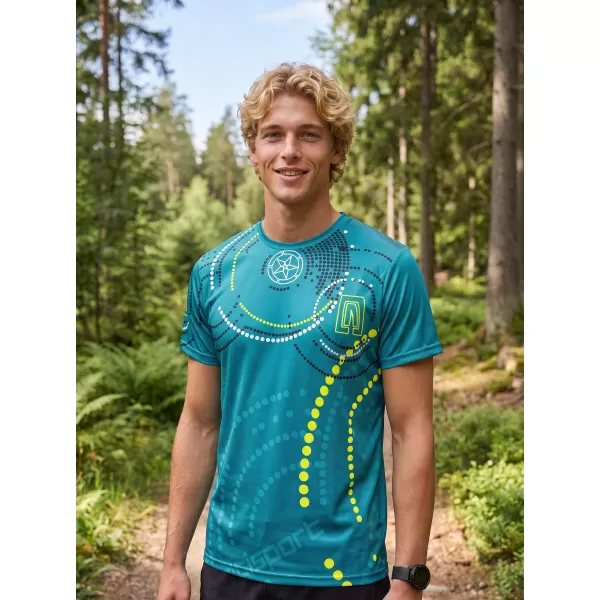  Tricou premium pentru bărbați ALTISPORT VOJ/ALM003TR01 KEROSENUL 