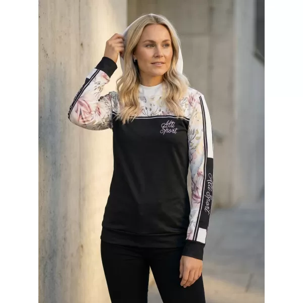  Hanorac premium pentru femei ALTISPORT VOJ/ALW008MI01 NEGRU 