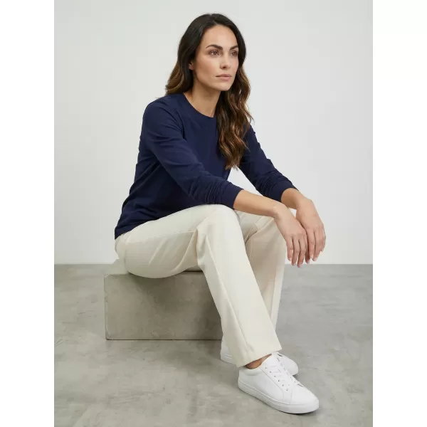  Tricou de damă cu mâneci lungi SAM 73 ZIRA WT 894 ALBASTRU ÎNCHIS 