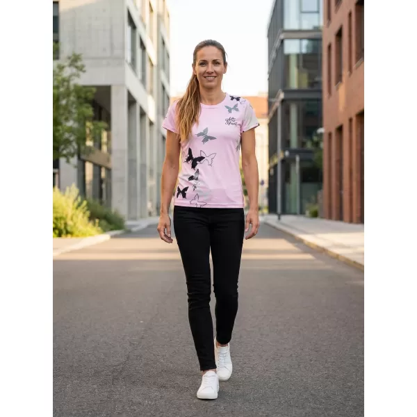  Tricou funcțional premium pentru femei ALTISPORT VOJ/ALW002TR01 ROZ DESCHIS 