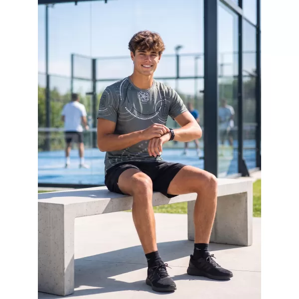  Tricou premium pentru bărbați ALTISPORT VOJ/ALM003TR01 GRAFIT 