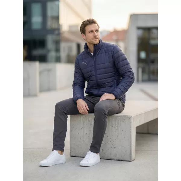  Jachetă pentru bărbați PUMA TEAMLIGA LIGHT JACKET 657617-06 ALBASTRU 