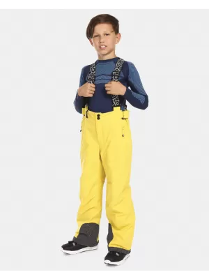 Pantaloni de schi pentru copii KILPI MIMAS-J UJ0401KI CHIHLIMBAR