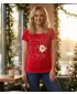 Tricou pentru femei ALTISPORT VANOCE03W120 ROȘU