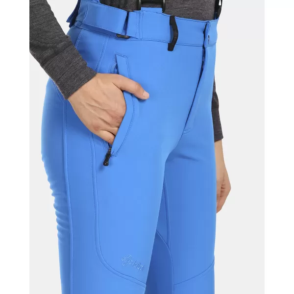  Pantaloni de schi softshell pentru femei KILPI RHEA-W UL0407KI ALBASTRU 