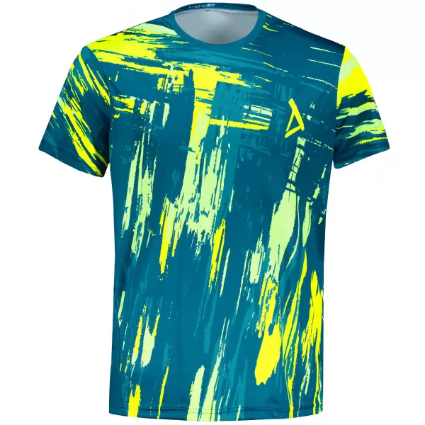  Tricou funcțional premium pentru bărbați ALTISPORT VOJ/ALM010TR01 KEROSEN/GALBEN 