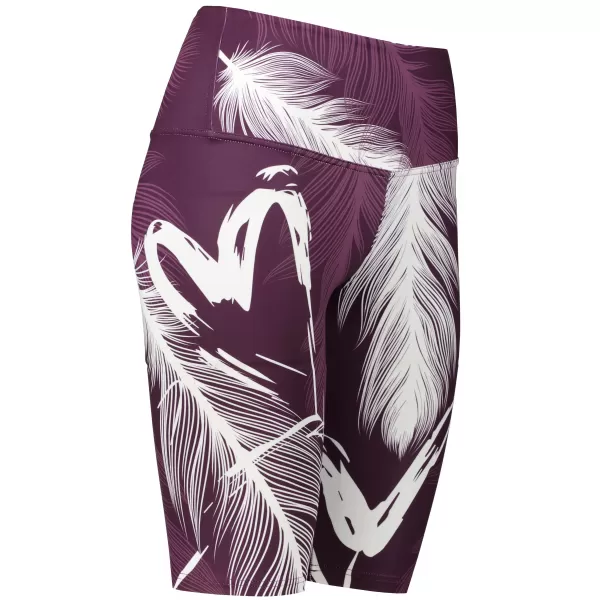 Jambiere de damă deasupra genunchiului premium ALTISPORT VOJ/ALW001LEG02 VIOLET/ALB 
