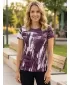 Tricou funcțional premium pentru femei ALTISPORT VOJ/ALW010TR01 VIOLET/ALB