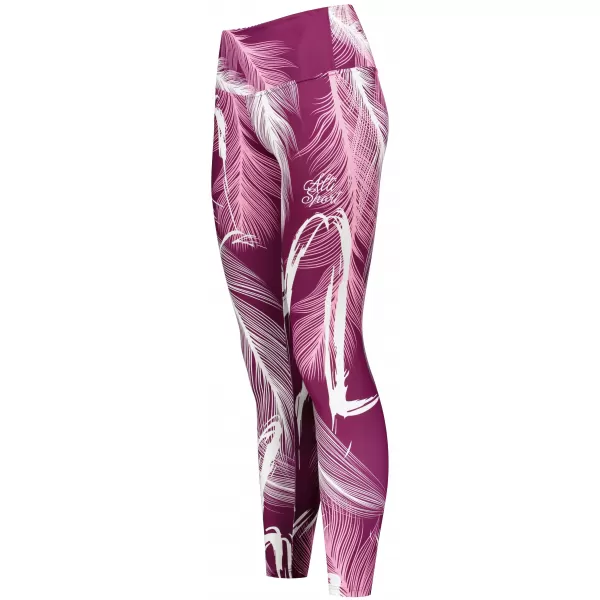  Jambiere lungi premium de damă ALTISPORT VOJ/ALW001LEG01 FUCSIE 
