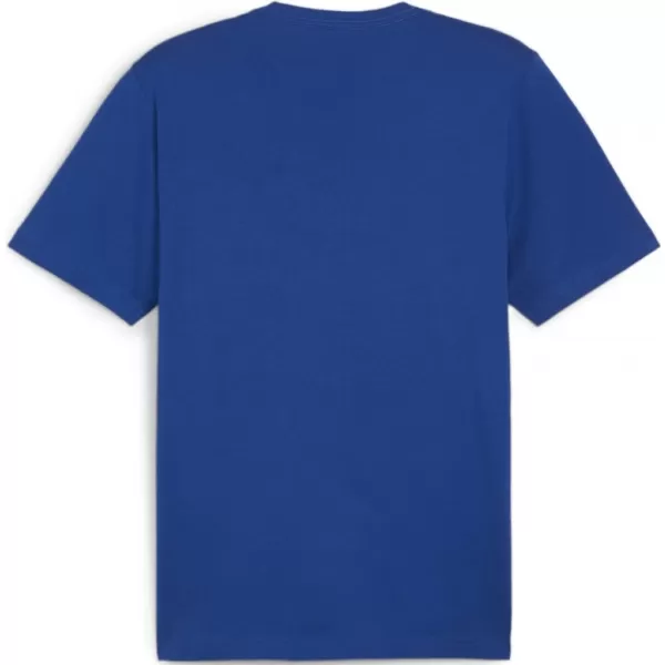  Tricou pentru bărbați PUMA ESS LOGO TEE 586667-59 ALBASTRU 