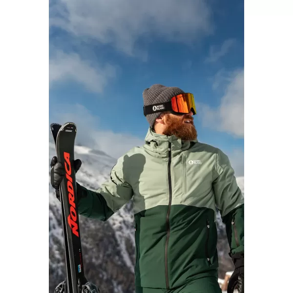  Jachetă de schi pentru bărbați NORDBLANC START NBWJM7925 VERDE 