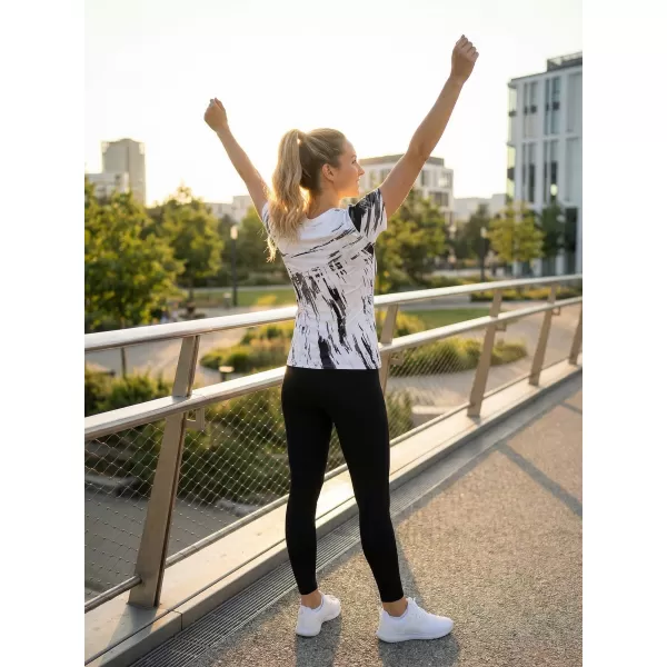  Tricou funcțional premium pentru femei ALTISPORT VOJ/ALW010TR01 ALB 