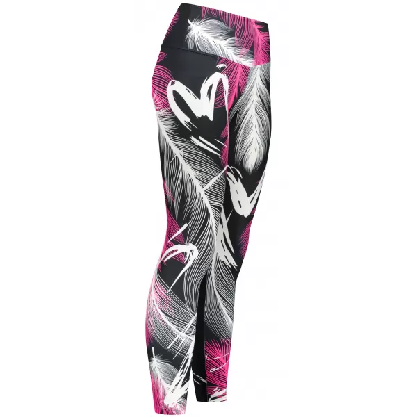  Jambiere lungi premium de damă ALTISPORT VOJ/ALW001LEG01 NEGRU ROZ 