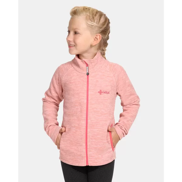  Hanorac fleece pentru copii KILPI ALACANT-J UJ0203KI ROZ DESCHIS 