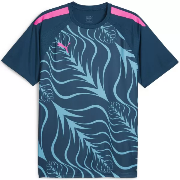  Tricou pentru bărbați PUMA INDIVIDUALLIGA GRAPHICJERSEY 658984-56 ALBASTRU 
