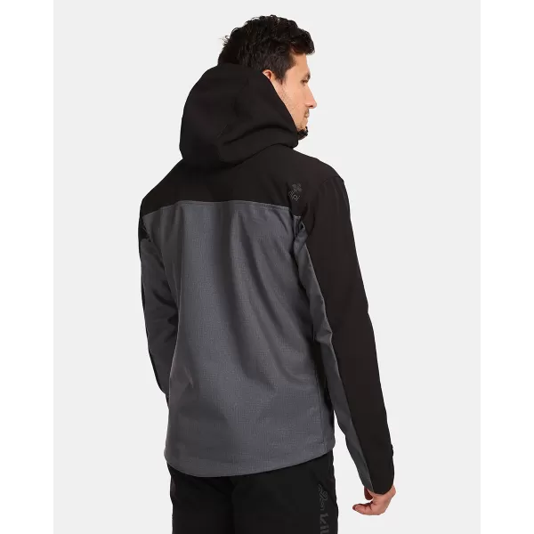  Jachetă softshell pentru bărbați KILPI RAVIO-M UM0126KI GRI ÎNCHIS 