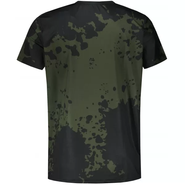  Tricou funcțional premium plus pentru bărbați ALTISPORT VOJ/ALM012TR02 NEGRU/ARMATĂ 