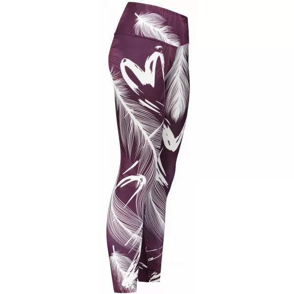  Jambiere lungi premium de damă ALTISPORT VOJ/ALW001LEG01 VIOLET/ALB 