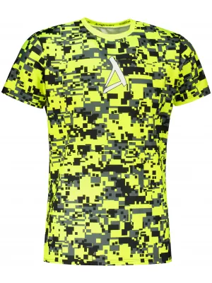 Tricou funcțional premium plus pentru bărbați ALTISPORT VOJ/ALM011TR02 NEON/GALBEN