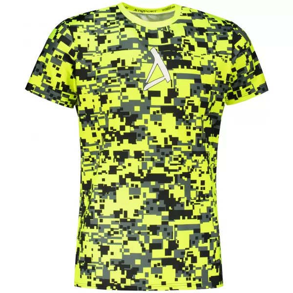 Tricou funcțional premium plus pentru bărbați ALTISPORT VOJ/ALM011TR02 NEON/GALBEN 