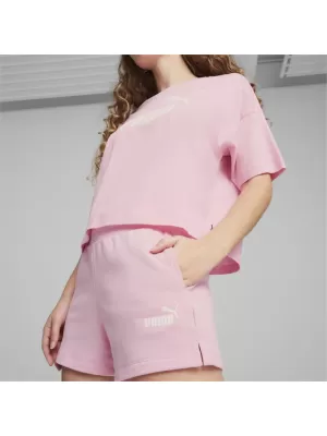 Pantaloni scurți de damă PUMA ESS 4 SWEAT SHORTS 586825-30 ROZ