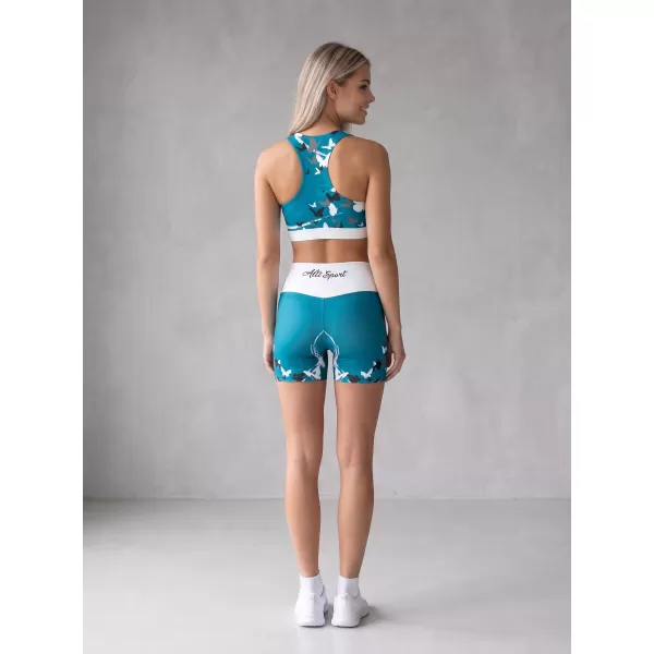  Jambiere scurte premium de damă ALTISPORT VOJ/ALW022LEG03 KEROSENUL 
