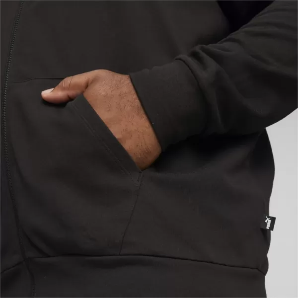 Hanorac pentru bărbați PUMA BETTER ESSENTIALS FZ HOODIE 675979-01 NEGRU 
