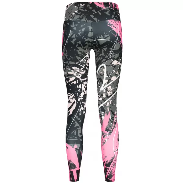  Jambiere lungi premium de damă ALTISPORT VOJ/ALW018LEG01 NEGRU ROZ 