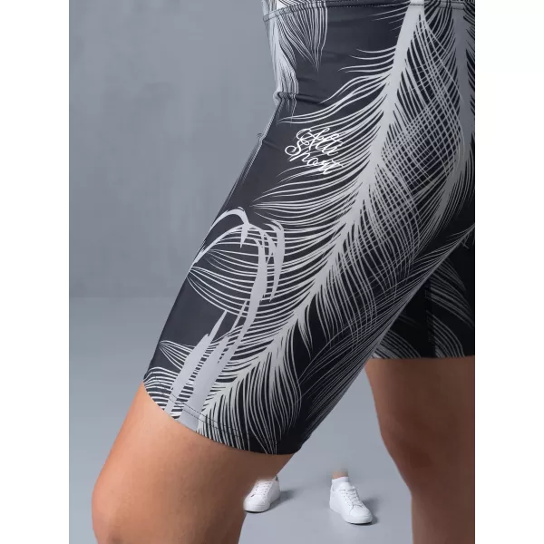  Jambiere de damă deasupra genunchiului premium ALTISPORT VOJ/ALW001LEG02 GRI INCHIS 