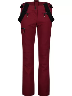 Pantaloni de schi pentru femei NORDBLANC INDESTRUCTIBLE NBWP7939 BURGUNDIA