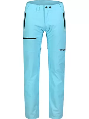 Pantaloni de exterior impermeabili pentru femei NORDBLANC PEACEFUL NBFPL7961 ALBASTRU DESCHIS