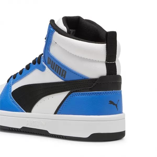  Pantofi pentru copii PUMA REBOUND V6 MID JR 393831-06 ALB 