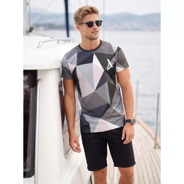  Tricou funcțional premium plus pentru bărbați ALTISPORT VOJ/ALM007TR02 GRI 