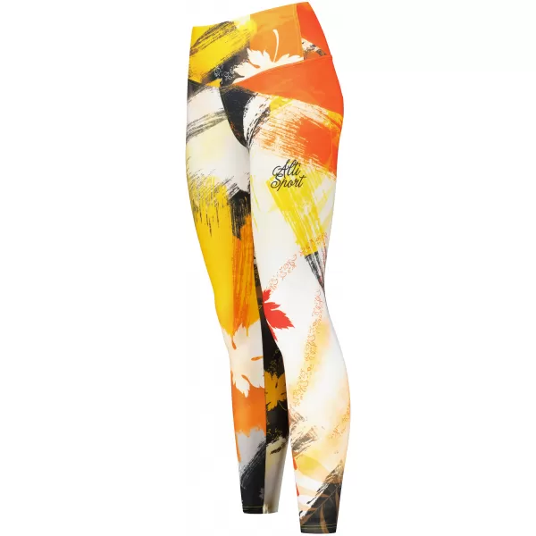  Jambiere lungi premium de damă ALTISPORT VOJ/ALW019LEG01 PORTOCALE 
