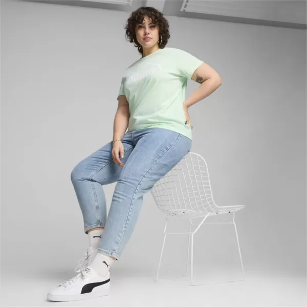  Tricou pentru femei PUMA ESS LOGO TEE 586775-90 VERDE 