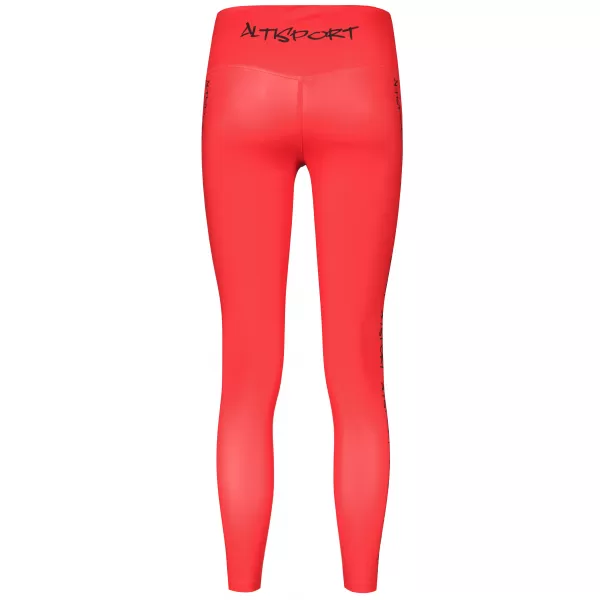  Jambiere lungi premium de damă ALTISPORT VOJ/ALW021LEG01 ROȘU 