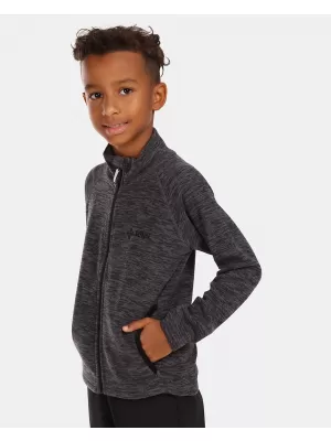 Hanorac fleece pentru copii KILPI ALACANT-J UJ0203KI GRI ÎNCHIS