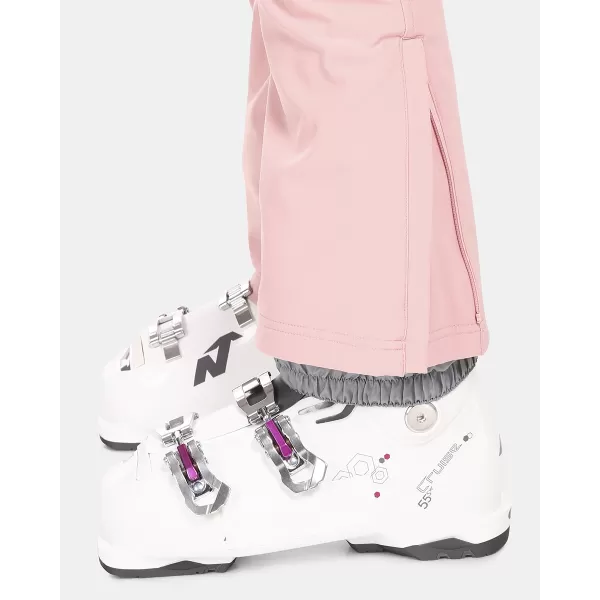  Pantaloni de schi softshell pentru femei KILPI DIONE-W UL0408KI ROZ DESCHIS 