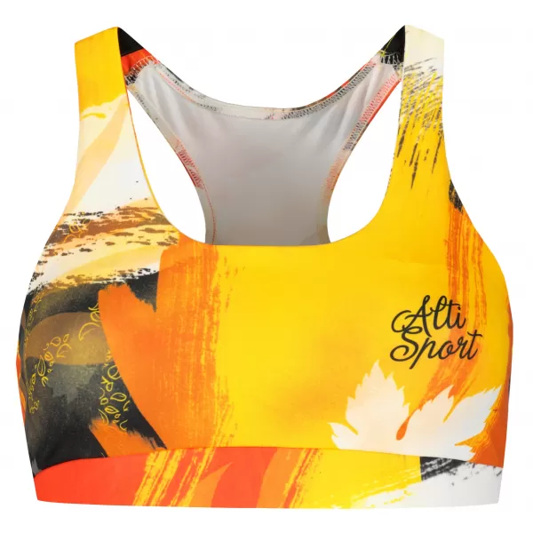  Sutien sport premium pentru femei ALTISPORT VOJ/ALW019POD01 PORTOCALE 
