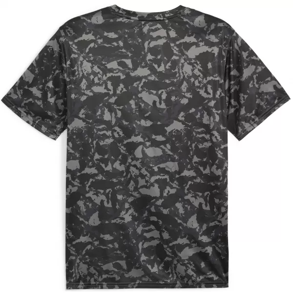  Tricou pentru bărbați PUMA TRAIN FAV AOP TEE 525169-01 NEGRU 