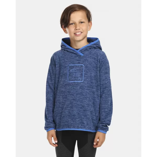  Hanorac fleece pentru băieți KILPI FLOND-JB UJ0207KI ALBASTRU ÎNCHIS 