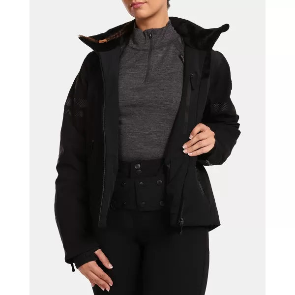  Jachetă de schi pentru femei KILPI LORIEN-W UL0106KI NEGRU 