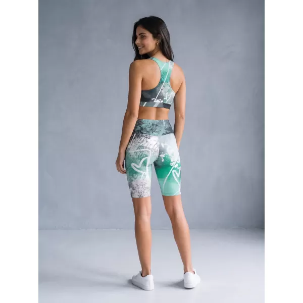  Sutien sport premium pentru femei ALTISPORT VOJ/ALW017POD01 TURCOAZ 